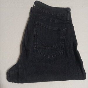 NYDJ Women's Marilyn Straight M10K43T4338 Jeans, Dark Enzyme Tonal Size 8